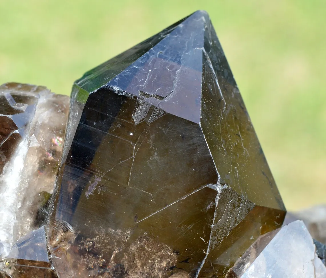 Smoky Quartz 1288 grams - Mont Blanc Massif, Auvergne-Rhône-Alpes, France - image 8