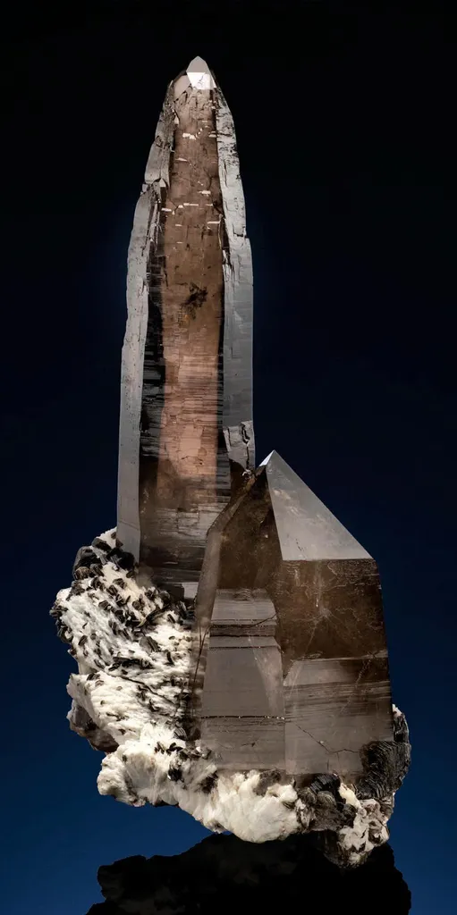 Smoky Quartz, Albite, Muscovite image