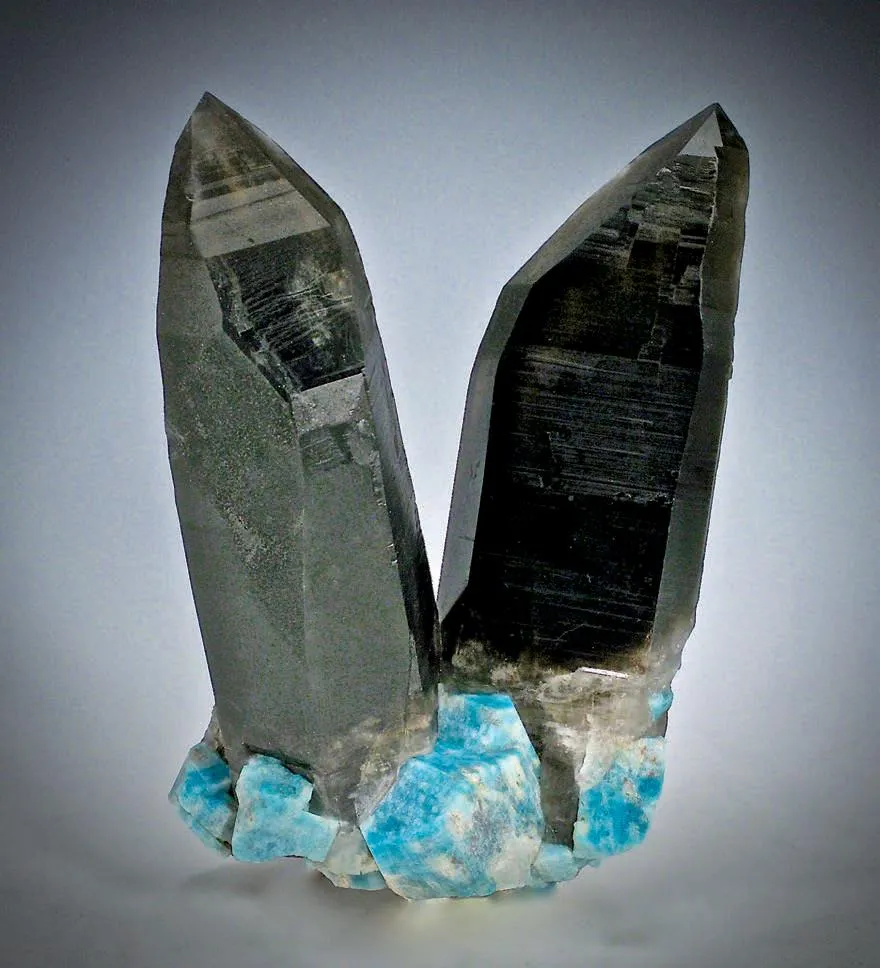 Smoky Quartz, Amazonite image