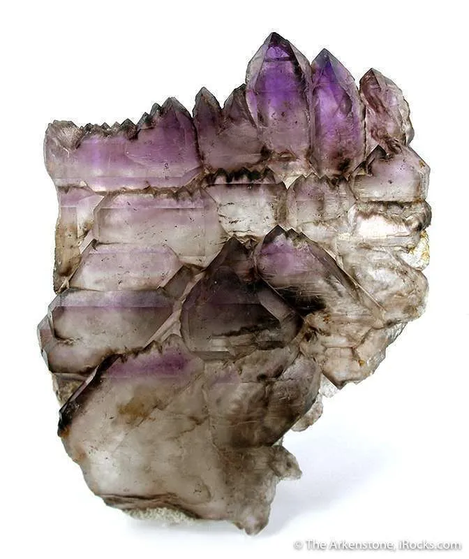 Smoky Quartz, Amethyst (Parallel Growth) image