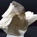 Smoky quartz and cleavelandite - 228 grams - Minas Gerais, Brazil - image 3