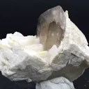 Smoky quartz and cleavelandite - 228 grams - Minas Gerais, Brazil - image 1