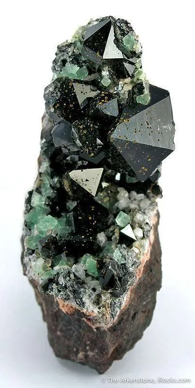 Smoky Quartz and Fluorite image