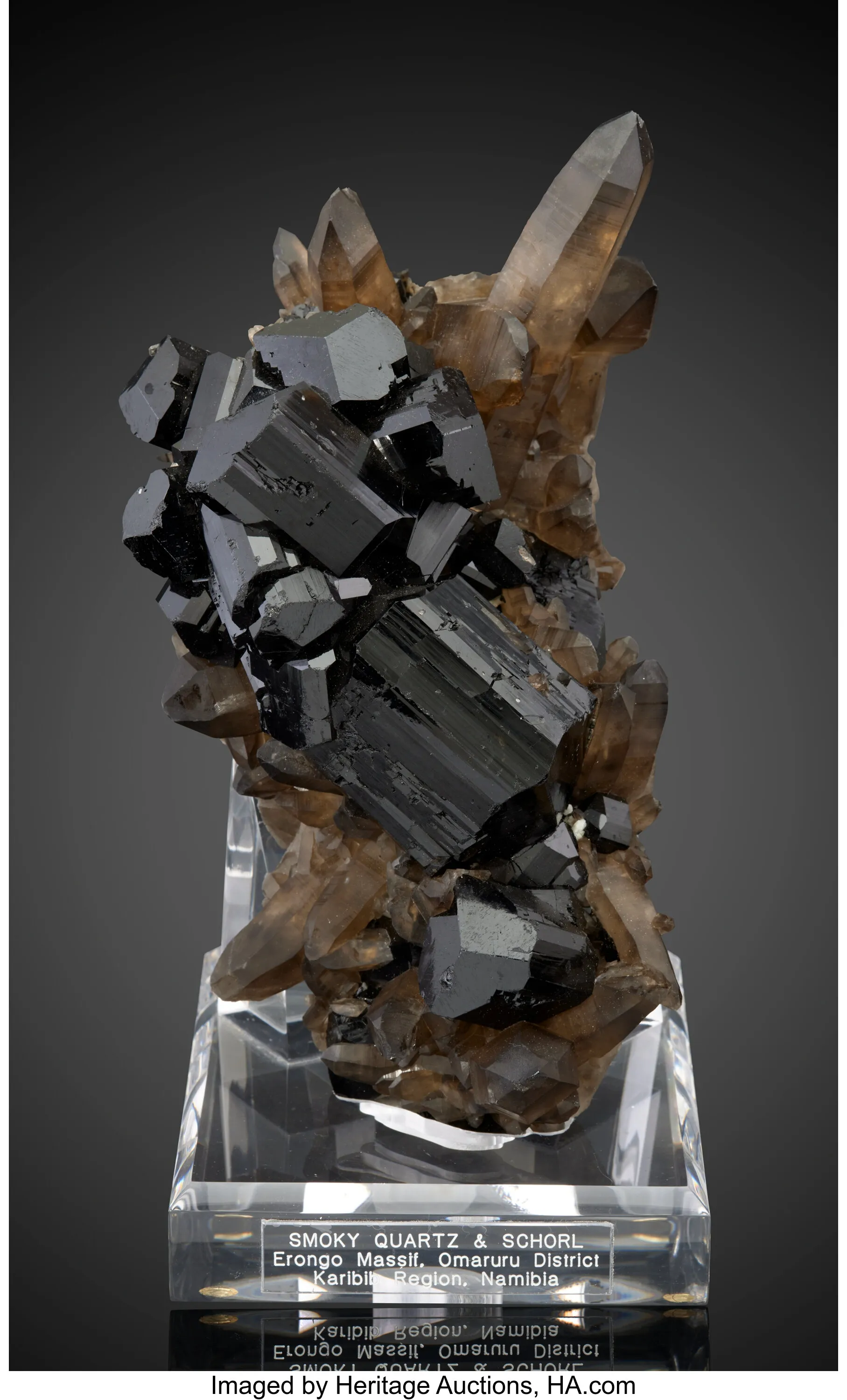 Smoky Quartz and Schorl - image 1