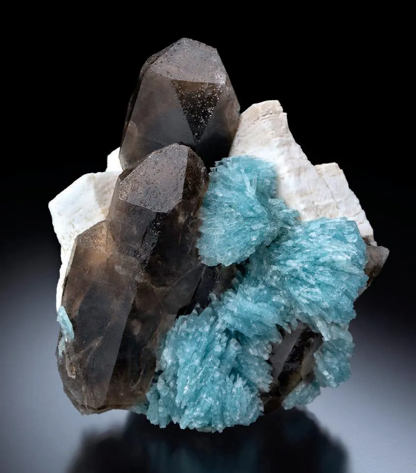 Smoky Quartz, Cleavelandite, Amazonite - image 1