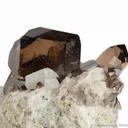 Smoky Quartz (closed Gwindel) on Granite - image 4