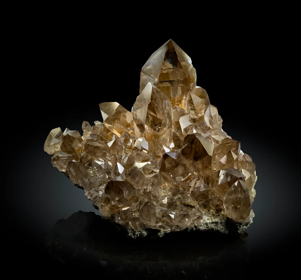 Smoky quartz from Fieschertal, Valais, Switzerland image