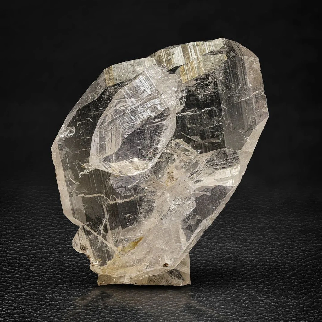 Smoky quartz from Hashupa, Shigar Valley, Shigar District, Gilgit-Baltistan, Pakistan image