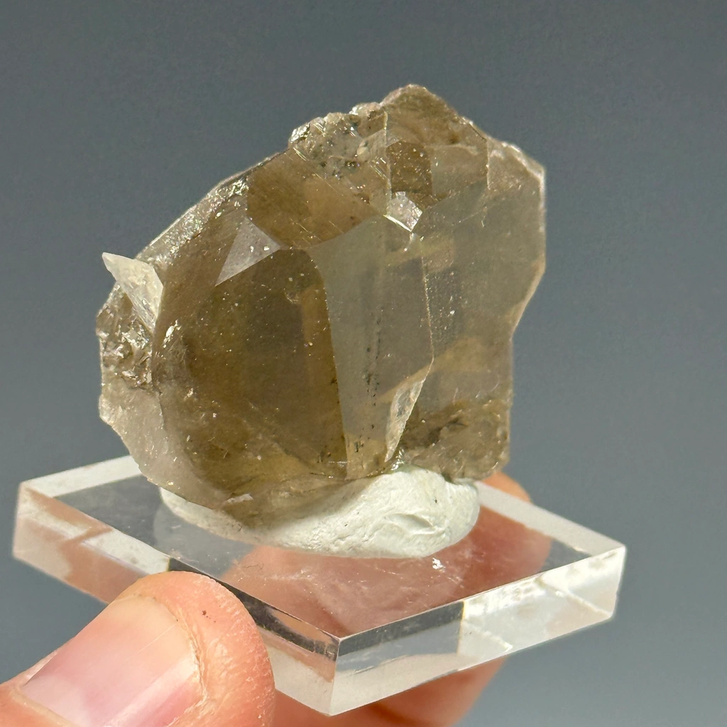 Smoky quartz from Mont Blanc Massif northwest flank, Auvergne-Rhône-Alpes, France - image 2