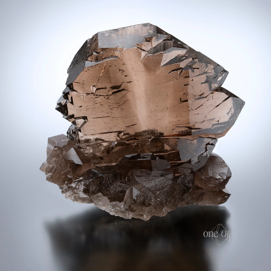 Smoky quartz from Mont Blanc Massif northwest flank, Auvergne-Rhône-Alpes, France image