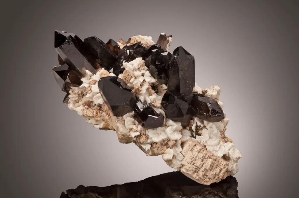 Smoky quartz from USA, Utah, Mineral Mountains image