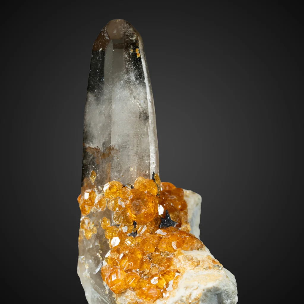 Smoky quartz from Wushan Spessartine Mine, Tongbei, Yunxiao Co., Fujian, China image
