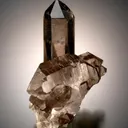 Smoky Quartz (Gwindel) on Smoky Quartz - image 1