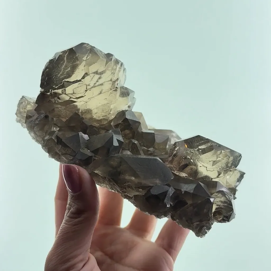 Smoky Quartz (Gwindel) with Smoky Quartz image