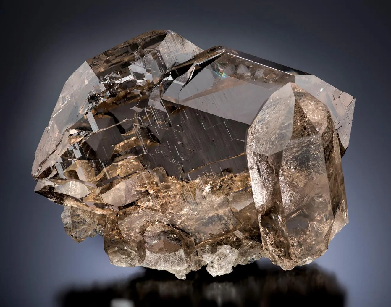 Smoky Quartz gwindels - image 1