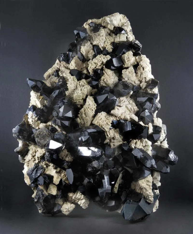 Smoky Quartz, hoppered Orthoclase image
