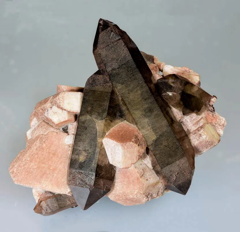 Smoky Quartz, Microcline image