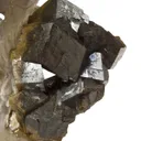 Smoky Quartz on Garnet - image 4