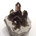 Smoky Quartz on Granite - image 1