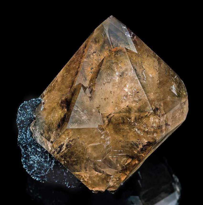 Smoky Quartz on Hematite image