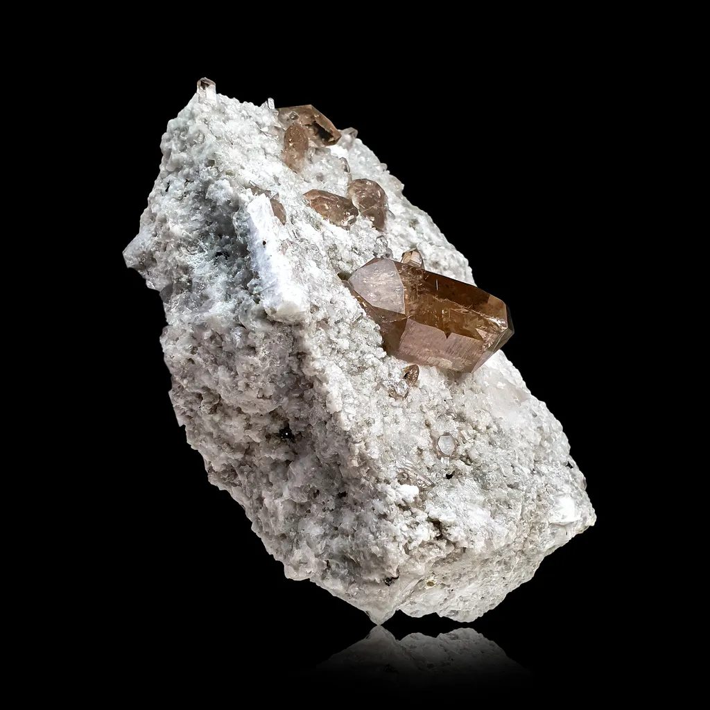 Smoky Quartz on matrix - image 3
