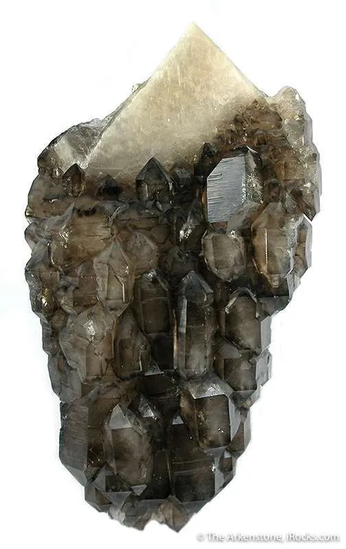 Smoky Quartz on Quartz - image 2