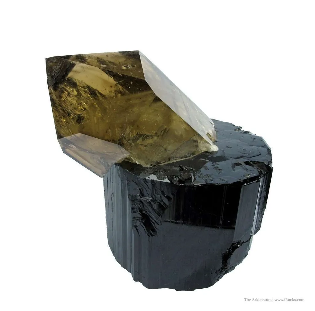 Smoky Quartz on Schorl - image 5