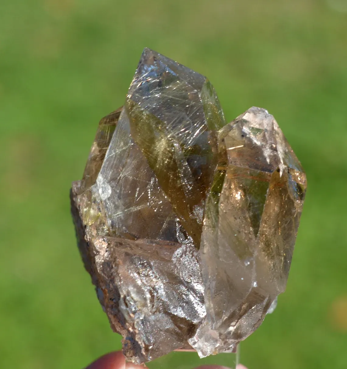 Smoky Quartz & Rutile 102 grams - Novo Horizonte, Bahia, Brazil - image 4
