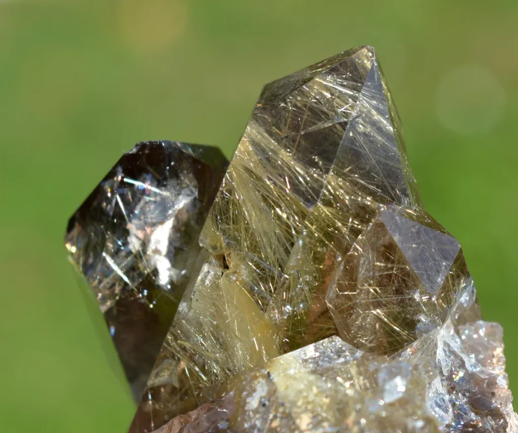 Smoky Quartz & Rutile 102 grams - Novo Horizonte, Bahia, Brazil image