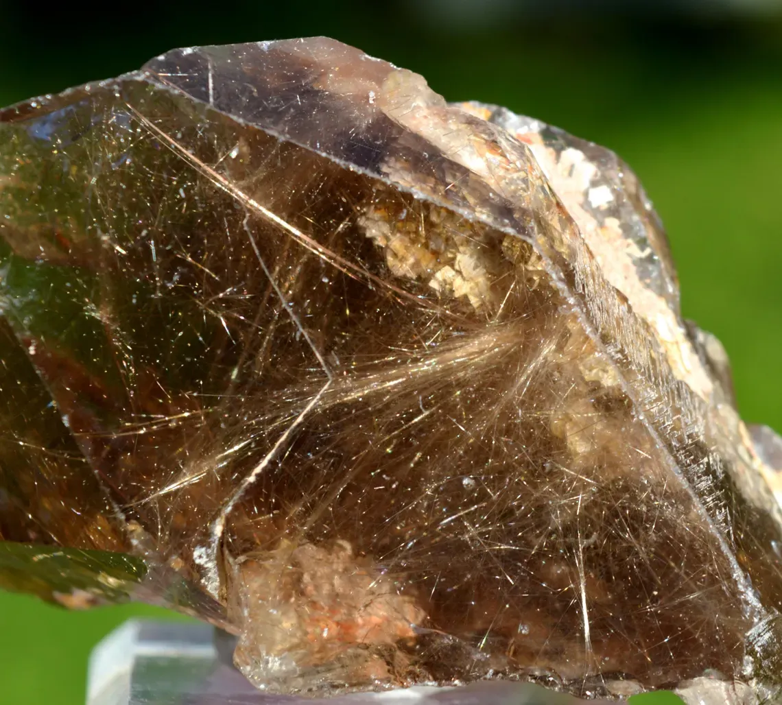 Smoky Quartz & Rutile 145 grams - Novo Horizonte, Bahia, Brazil - image 2