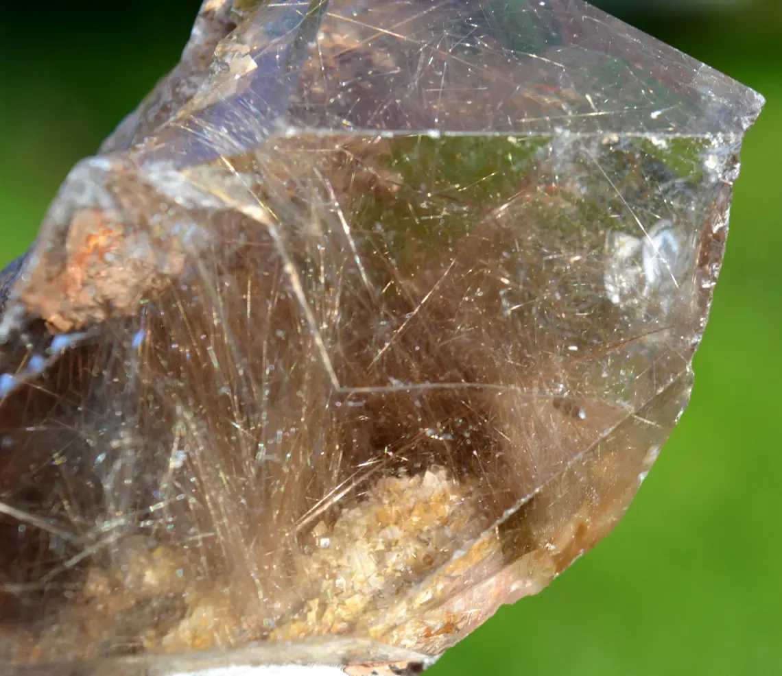 Smoky Quartz & Rutile 145 grams - Novo Horizonte, Bahia, Brazil - image 4
