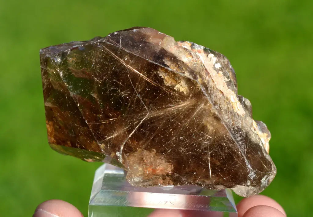 Smoky Quartz & Rutile 145 grams - Novo Horizonte, Bahia, Brazil image