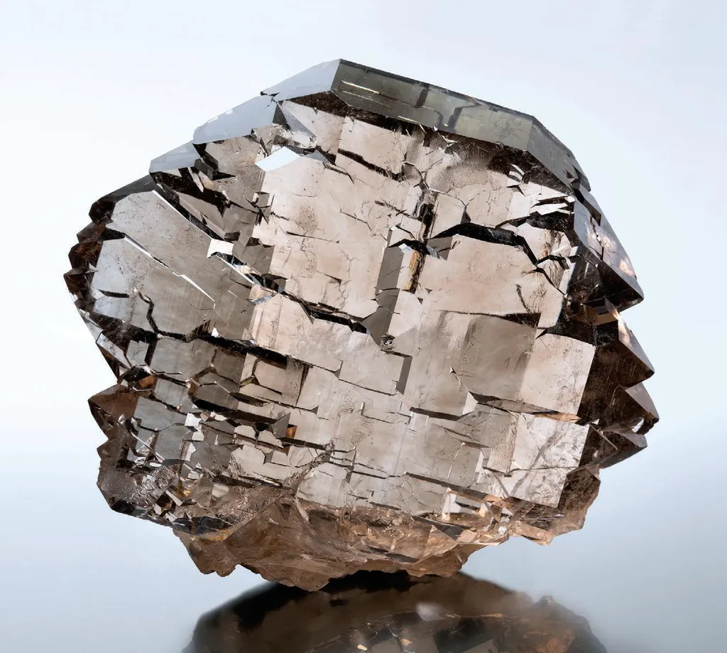 Smoky Quartz, Rutile image