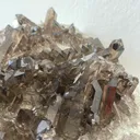 Smoky quartz Swiss Uri & Pink Fluorite Gem Quality Very Lustre 40cm - image 5