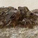 Smoky quartz Swiss Uri & Pink Fluorite Gem Quality Very Lustre 40cm - image 1