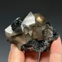 Smoky Quartz w/ Specular Hematite - image 1