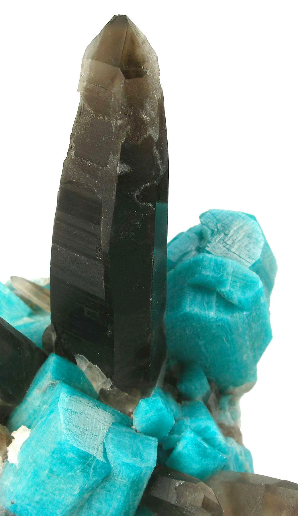 Smoky Quartz With Amazonite - image 6