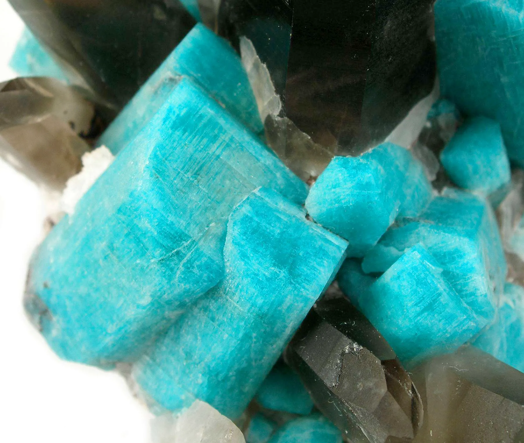 Smoky Quartz With Amazonite - image 5