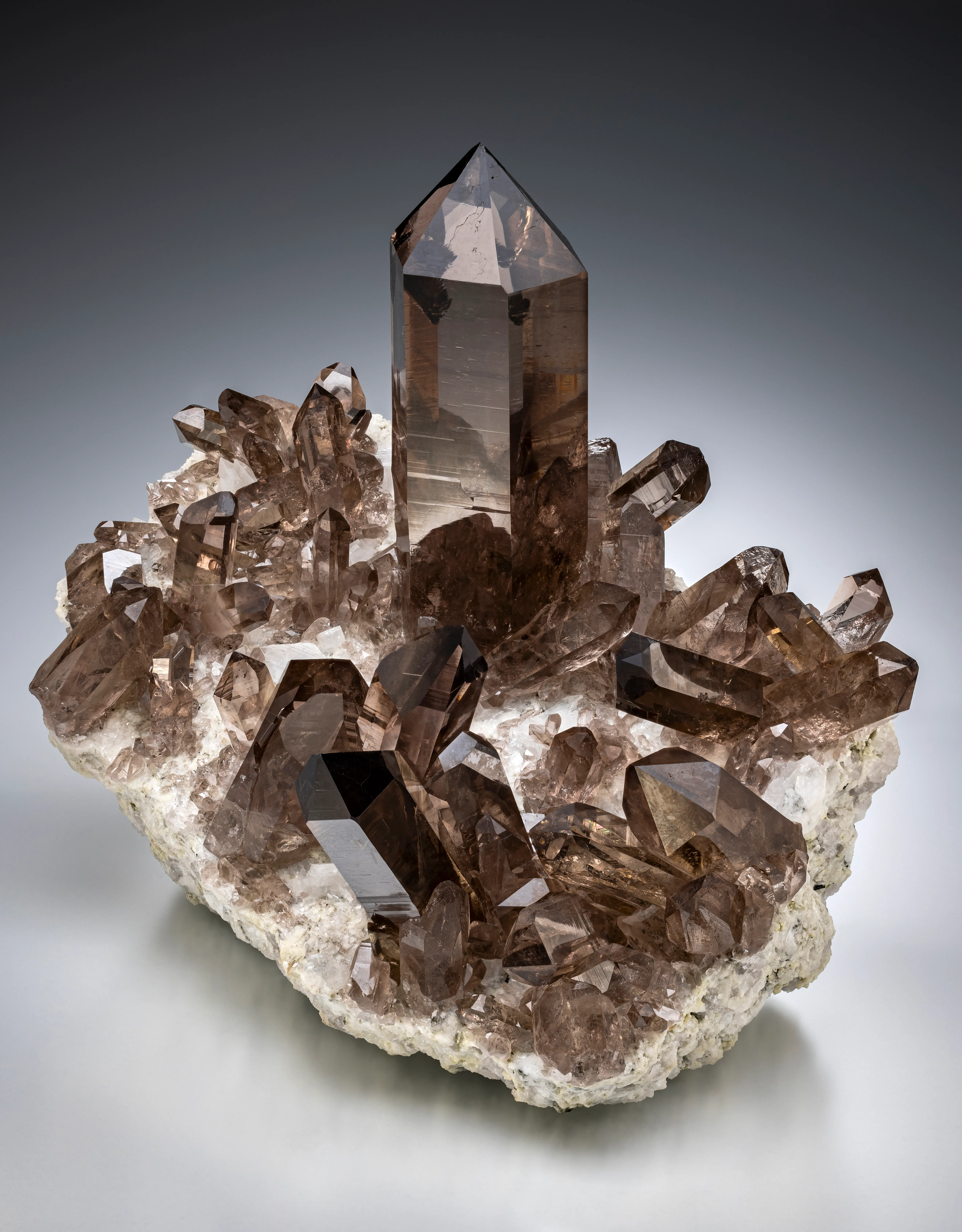 Smoky Quartz with Andularia - image 2