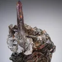Smoky Quartz with Cassiterite on "Zinnwaldite" - image 1