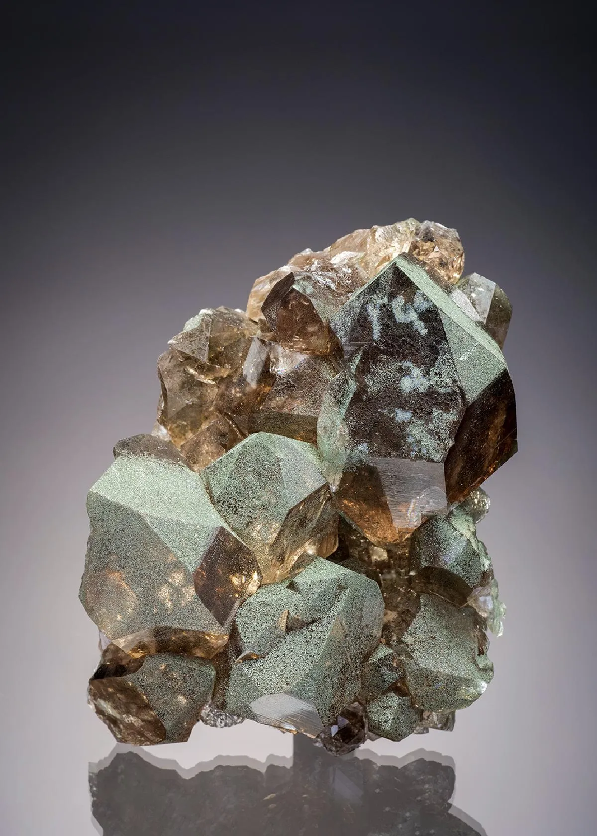 Smoky Quartz with Chlorite - image 1