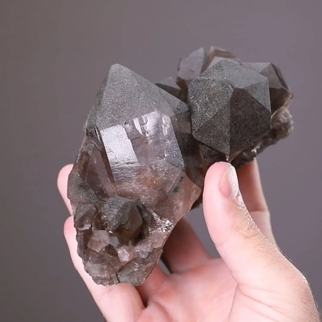 Smoky Quartz with Chlorite - image 2