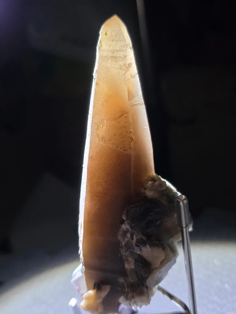 Smoky quartz with fluorite - image 2