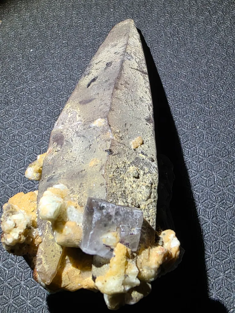 Smoky quartz with fluorite - image 5