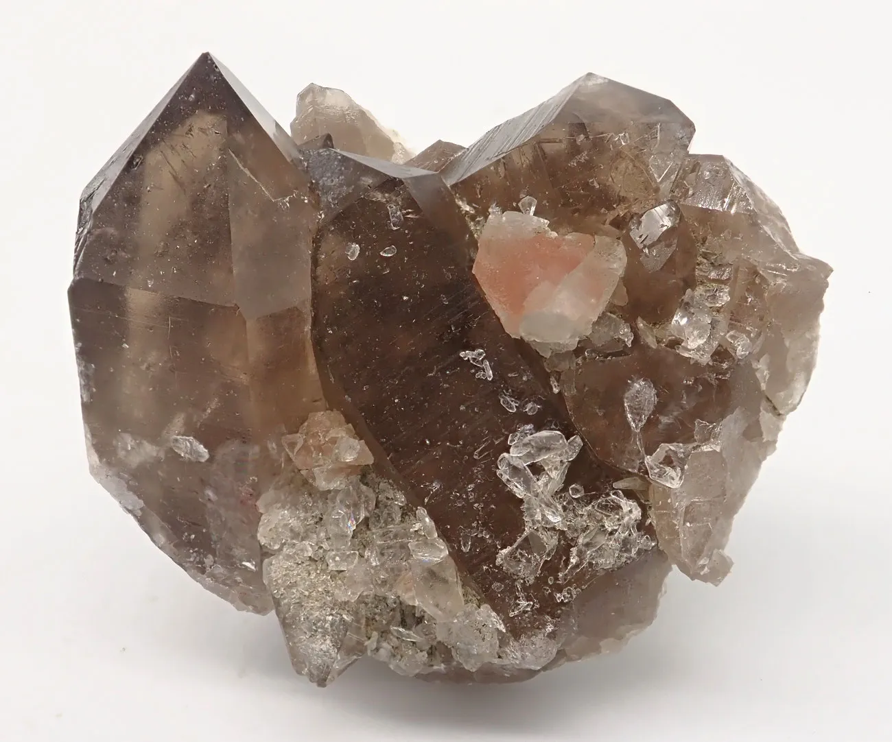 Smoky Quartz with Fluorite - image 2