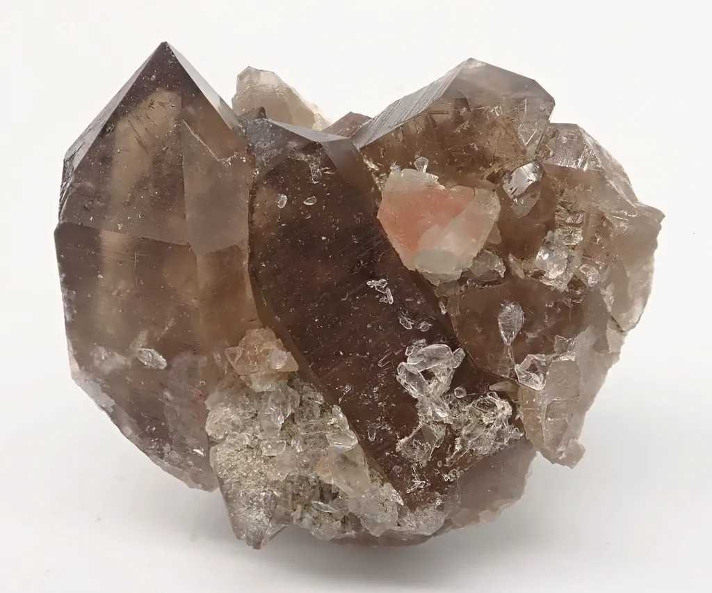 Smoky Quartz with Fluorite - image 2