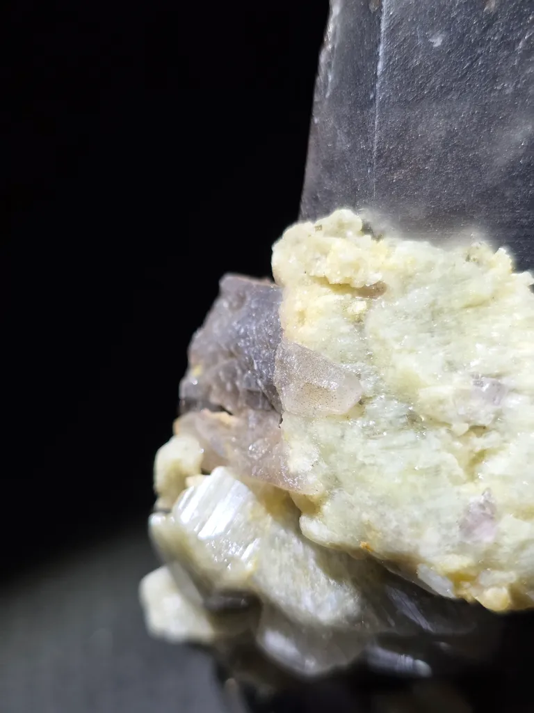 Smoky quartz with fluorite - image 6