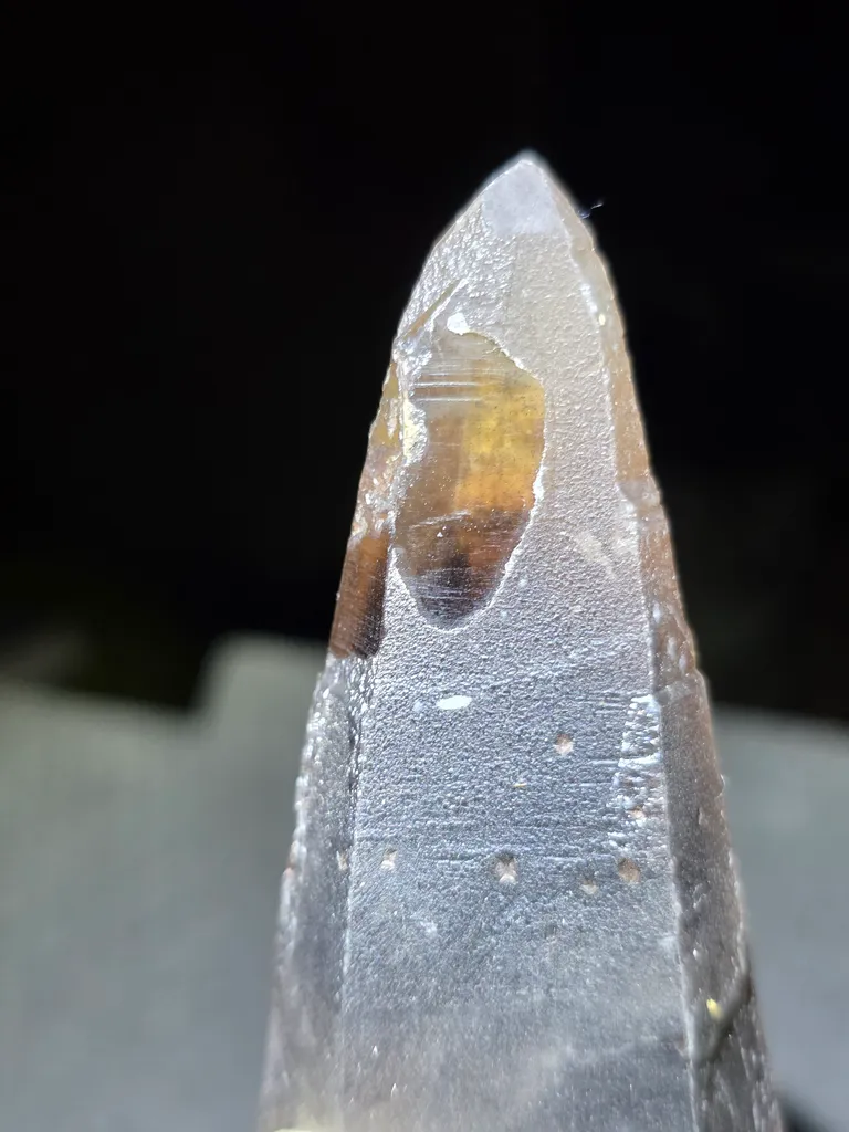 Smoky quartz with fluorite - image 7
