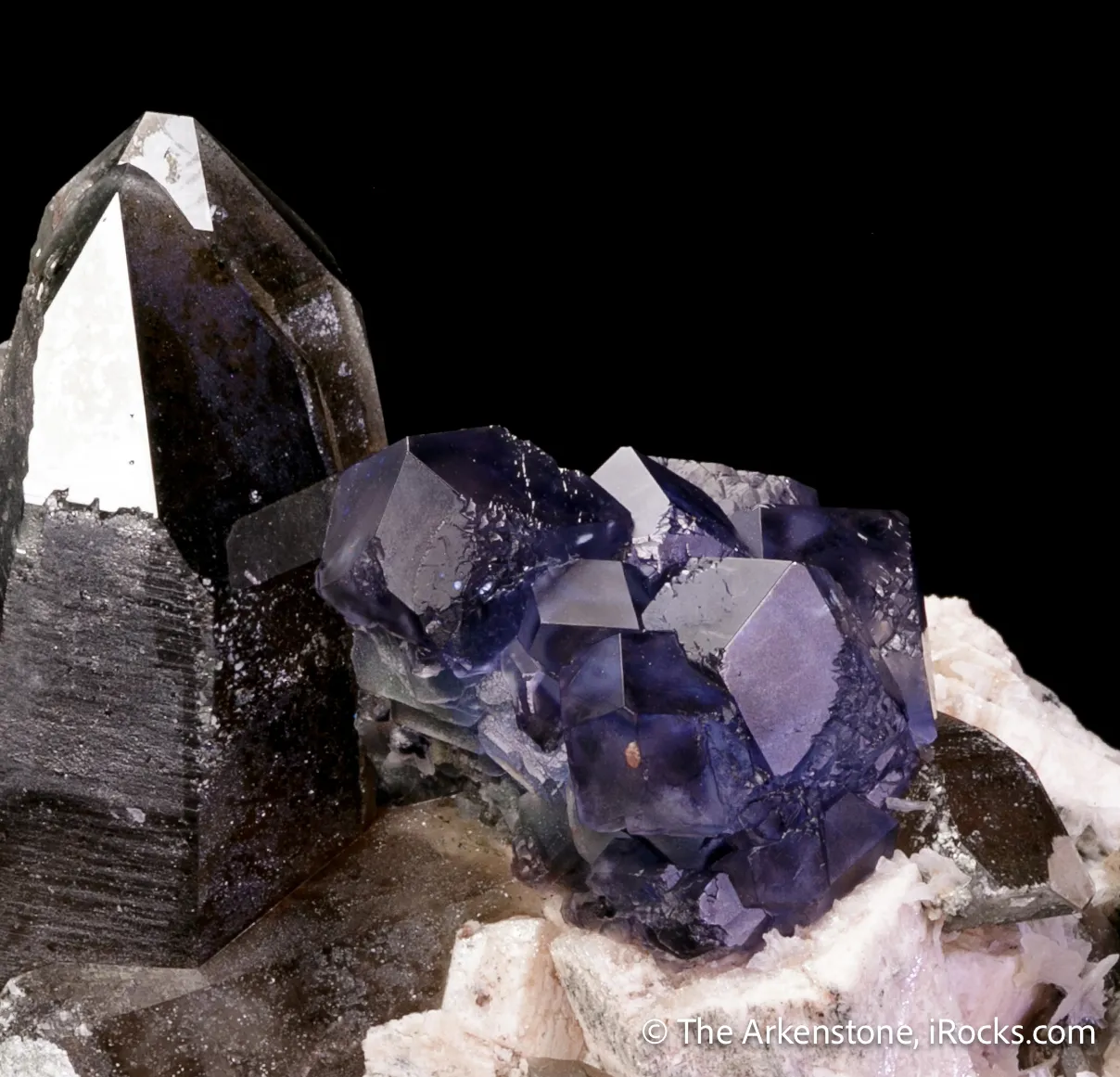 Smoky Quartz with Fluorite & Feldspar - image 8