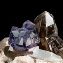 Smoky Quartz with Fluorite & Feldspar - image 1